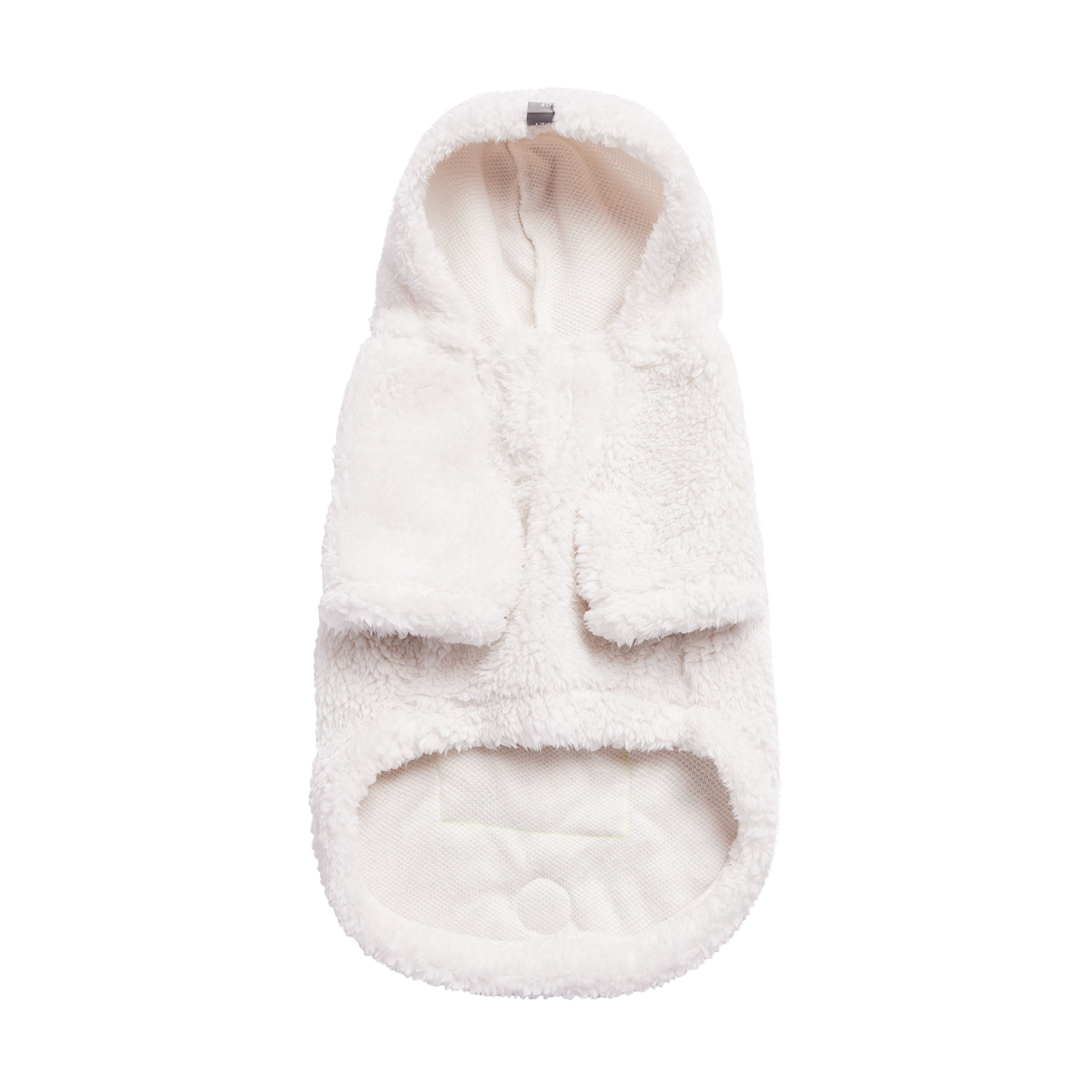 SnugglePup Hoodie – White Edition – Wrapped in warmth and cuteness