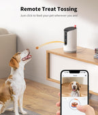 Smart Pet Camera with Treat Dispenser