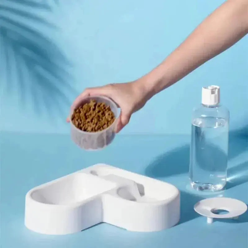 Dual Drinking Automatic Bowl
