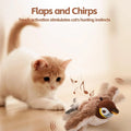 TweetJoy Rechargeable Chirping Flapping Bird Toy for Cats