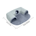 PurrPlay Tunnel Bed – Hide, Play & Nap in One!