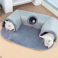 PurrPlay Tunnel Bed – Hide, Play & Nap in One!