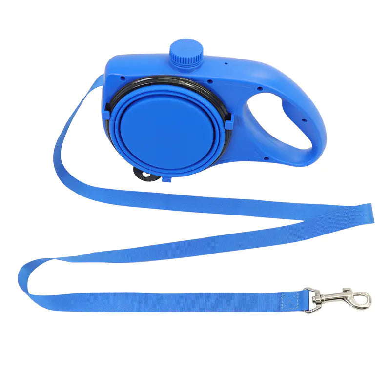 HydraLeash 2-in-1 Dog & Cat Leash with Built-in Water Bottle for Walks & Travel